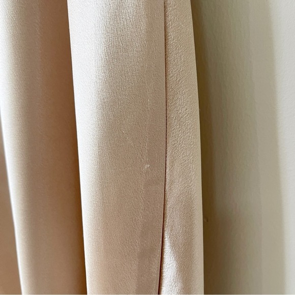 Birdy Grey Lisa Satin Shiny Gold Cowl Neck Midi Dress S NWT - Picture 9 of 10